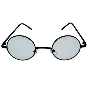 6022 | Black Small Rimless Clear Lens Glasses